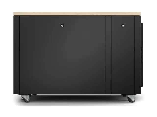 APC NetShelter - Rack (vertikal) lydisolert AC 100-230 V lønn 12U ...