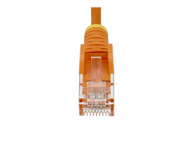 StarTech.com 1.5m Orange Slim CAT6 Ethernet Cable, Snagless, 28AWG...