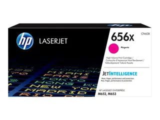 HP 656X - Høy ytelse - magenta - original LaserJet - tonerpatron (CF463X) - for Color LaserJet Enterprise M652dn, M652n, M653dh, M653dn, M653x