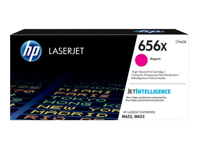 HP 656X - Høy ytelse - magenta - original - LaserJet - tonerpatron...