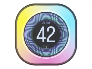 CORSAIR iCUE Link - Liquid cooling system pump lcd screen module hvit