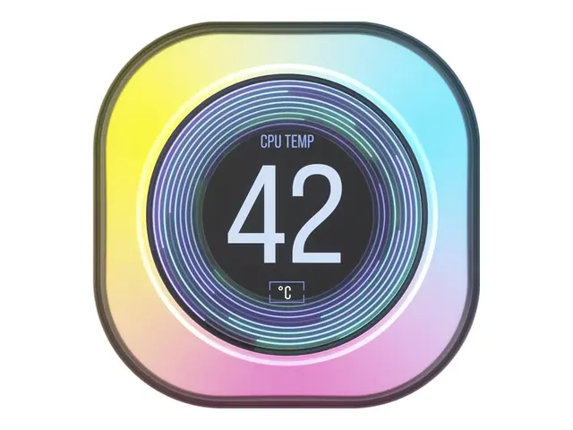 CORSAIR iCUE Link - Liquid cooling system pump lcd screen module hvit