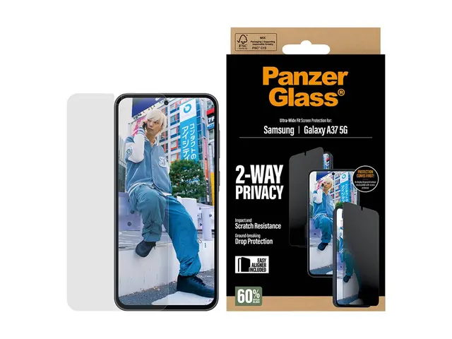 PANZERGLASS SCREEN PROTECTOR PRIVACY SAMS GALAXY A37 UWF EA 