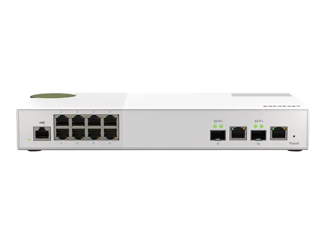 QNAP QSW-M2108-2C - Switch - Styrt - 2 x 10 Gigabit SFP+ + 8 x 2.5...