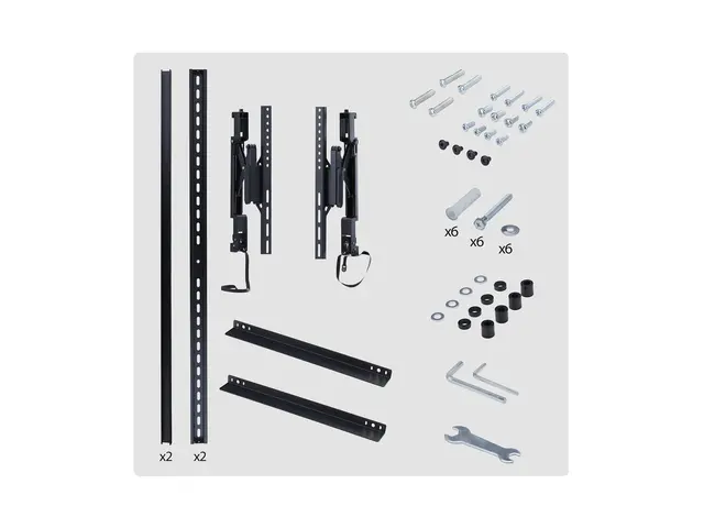Startech monteringssett - utvidbar - for flatpanel - UL listed, fo...