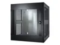 APC NetShelter WX - Rack - veggmonterbar svart - 13U - 19" - for P/N: SUA1000RM2U, SUA1000RM2U-TU, SUA1000RMI2U