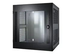 APC NetShelter WX - Rack - veggmonterbar svart - 13U - 19" - for P/N: SUA1000RM2U, SUA1000RM2U-TU, SUA1000RMI2U