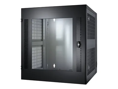APC NetShelter WX - Rack - veggmonterbar svart - 13U - 19" - for P/N: SRT2200RMXLA-NC, SUA1000RM2U, SUA1000RM2U-TU, SUA1000RMI2U