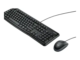 Logitech Desktop MK120 - Tastatur- og mussett USB - Fransk