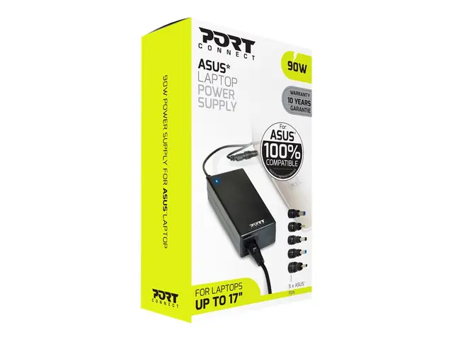 PORT Connect - Strømadapter AC 100-240 V 90 watt