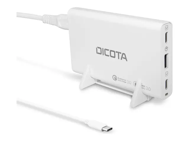 DICOTA - Strømadapter - universal - 65 watt - PD 3.0, QC 4.0+ - 3 ...