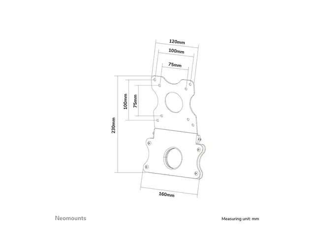 Neomounts FPMA-VESAMAC2127 - Monteringskomponent (VESA-adapterplat...