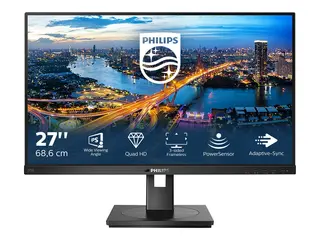Philips B Line 275B1 - LED-skjerm - 27&quot; - 2560 x 1440 QHD @ 75 Hz IPS - 300 cd/m&#178; - 1000:1 - 4 ms - HDMI, DVI-D, DisplayPort - h&#248;yttalere - svart tekstur
