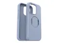 OtterBox OtterGrip Symmetry Series Baksidedeksel for mobiltelefon - MagSafe-samsvar - polykarbonat, syntetisk gummi - you do blue (bl&#229;) - for Apple iPhone 15 Pro