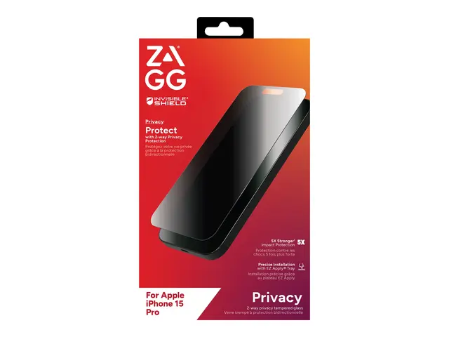 ZAGG InvisibleShield Glass Elite Privacy - Skjermbeskyttelse for m...