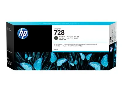 HP 728 - 300 ml - matt svart - original - DesignJet - blekkpatron ...