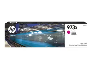 HP 973X - Høy ytelse - magenta - original PageWide - blekkpatron - for PageWide Managed P55250; PageWide Pro 452, 477, 552, 577, MFP 477