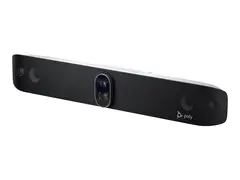 Poly Studio X72 No Radio or Power Cord - Alt-i-ett-videobar Certified for Microsoft Teams, Zoom Certified - svart - TAA-samsvar
