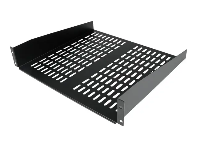 StarTech.com 1U Server Rack Shelf, 2U 16in Universal Fixed Vented ...