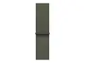 Apple - Sl&#248;yfe for smart armb&#229;ndsur 46mm - 145 - 220 mm - skog - for Watch Herm&#232;s Series 9, SE 3, Series 10, Series 11, Series 8, Series 9, Ultra 2, Ultra 3