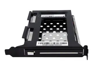 Startech 2.5in SATA Removable Hard Drive Bay for PC Expansion Slot Storage bay adapter - black - S25SLOTR - Uttagbar harddiskramme - svart