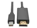Eaton Tripp Lite Series Mini DisplayPort to HDMI Active Adapter Cable (M/M), 1080p, 3 ft. (0.9 m) Adapterkabel - Mini DisplayPort hann til HDMI hann - 90 cm - svart - formst&#248;pt
