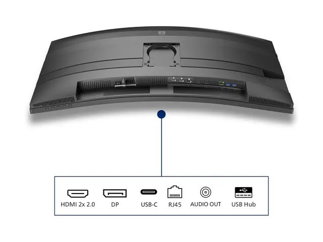 Philips 34B2U5600C - 5000 Series LED-skjerm kurvet USB 34" 3440 x ...