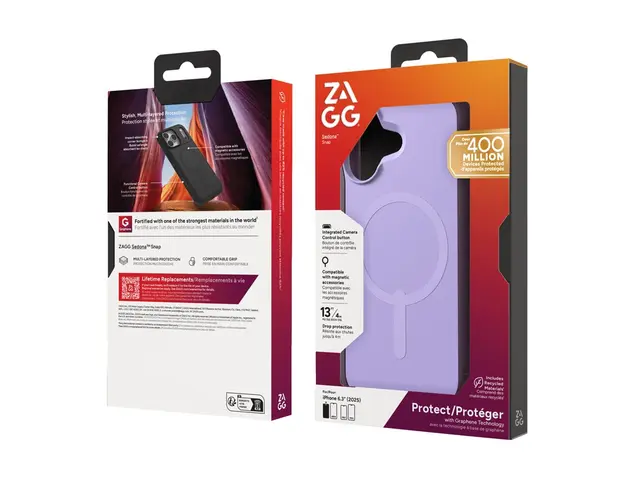 ZAGG Sedona Snap - Baksidedeksel for mobiltelefon MagSafe-samsvar ...