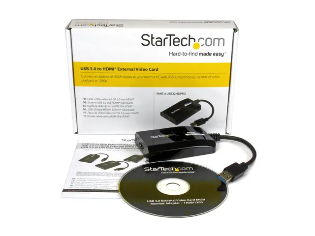 StarTech.com USB 3.0 to HDMI External Video Card Adapter - Display...