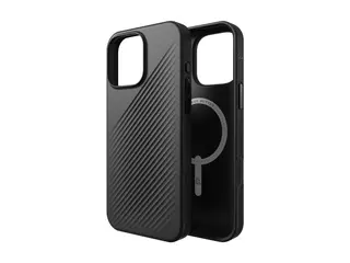 ZAGG Luxe Snap - Baksidedeksel for mobiltelefon MagSafe-samsvar - svart - for Apple iPhone 16 Pro Max