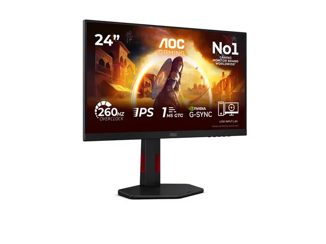 AOC Gaming 24G4ZR - LED-skjerm gaming 24" (23.8" synlig) 1920 x 10...