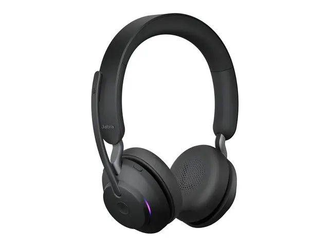 Jabra Evolve2 65 MS Stereo - Hodesett - on-ear - Bluetooth - trådl...
