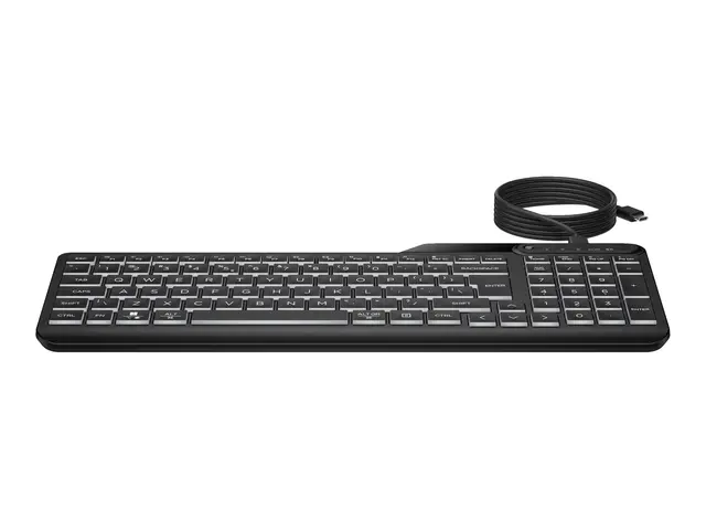 HP 405 - Tastatur muletienhet 65% compact bakbelysning USB Pan Nor...