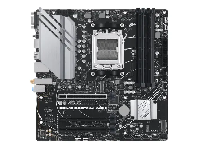 ASUS PRIME B650M-A WIFI II - Hovedkort micro ATX Socket AM5 AMD B6...