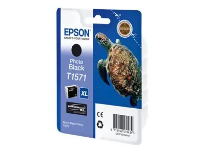 Epson T1571 - 25.9 ml - fotosort - original - blister - blekkpatro...