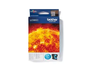Brother LC980C - Cyan - original - blekkpatron for Brother DCP-145, 163, 165, 167, 193, 195, 197, 365, 373, 375, 377, MFC-250, 290, 295, 297