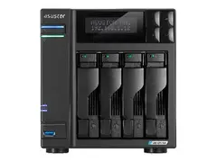 ASUSTOR Lockerstor 4 Gen2 AS6704T - NAS-server 4 br&#248;nner - SATA 6Gb/s - RAID RAID 0, 1, 5, 6, 10, JBOD - RAM 4 GB - 2.5 Gigabit Ethernet - iSCSI st&#248;tte