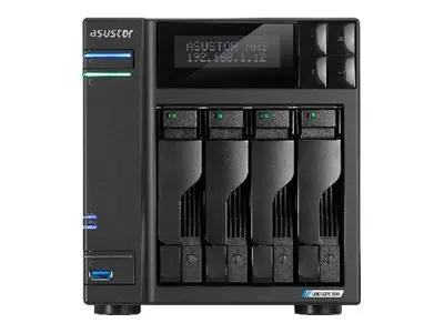 ASUSTOR Lockerstor 4 Gen2 AS6704T - NAS-server brønner SATA 6Gb/s ...