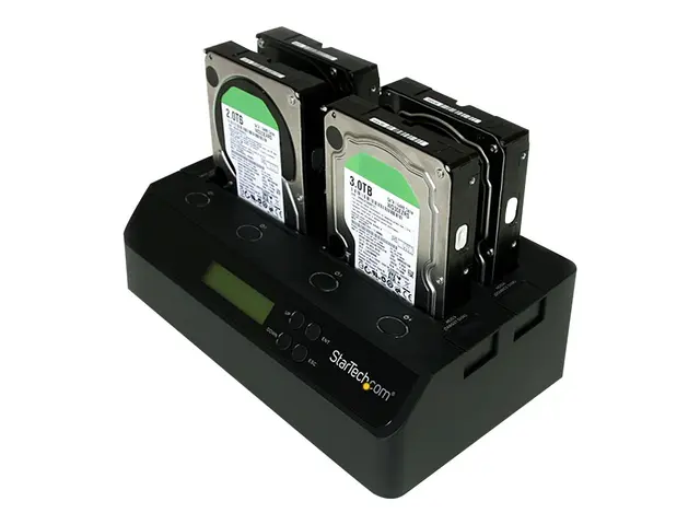 StarTech.com 4 Bay USB 3.0/ eSATA Hard Drive Duplicator Dock for 2...