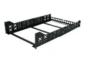 StarTech.com 3U Universal Server Rack Rails TAA Compliant Fixed Mounting Rails - 19&quot; Adjustable Depth Rack Mount Rails (UNIRAILS3U) - rackskinne - 3U