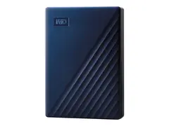 WD My Passport for Mac WDBA2F0050BBL - Harddisk kryptert - 5 TB - ekstern (b&#230;rbar) - USB 3.2 Gen 1 - 256-bit AES - midnattsbl&#229;