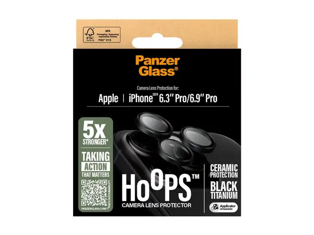 PanzerGlass Hoops - Linsebeskytter for mobiltelefon keramikk Apple...