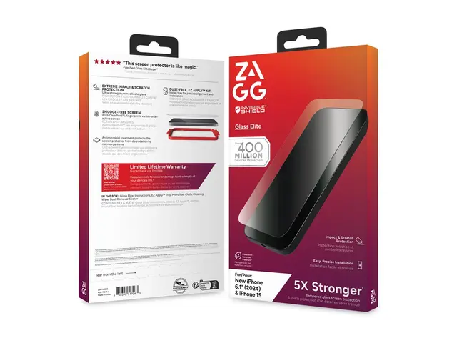 ZAGG InvisibleShield Glass Elite - Skjermbeskyttelse for mobiltele...