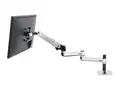 Ergotron LX - Monteringskomponent (9&quot;-forlengelsesarm, endehette) for LCD-skjerm - aluminium - aluminium - armmonterbar - for P/N: 45-241-026
