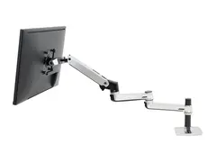 Ergotron LX - Monteringskomponent (9&quot;-forlengelsesarm, endehette) for LCD-skjerm - aluminium - aluminium - armmonterbar - for P/N: 45-241-026