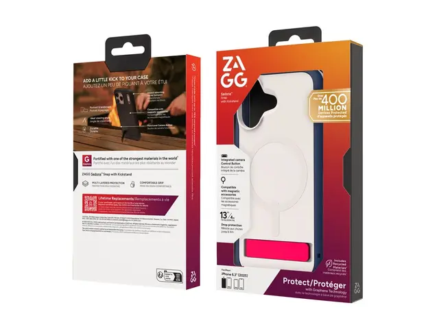 ZAGG Sedona Snap - Baksidedeksel for mobiltelefon MagSafe-samsvar ...