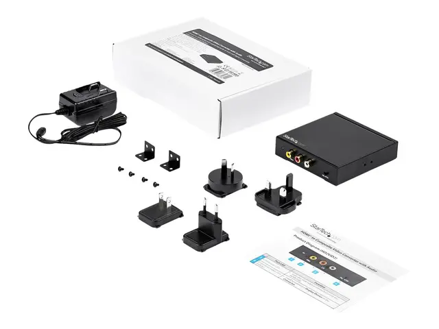 StarTech.com HDMI to RCA Converter Box with Audio - Composite Vide...