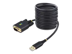 STARTECH.COM 10ft/3m USB to Serial Adapter Cable COM Retention FTDI IC USB-