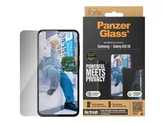 PanzerGlass - Skjermbeskyttelse for mobiltelefon ultrabred passform - glass - med personvernsfilter - for Samsung Galaxy A55