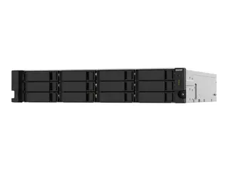 QNAP TS-1232PXU-RP - NAS-server - 12 brønner kan monteres i rack - SATA 6Gb/s - RAID 0, 1, 5, 6, 10, 50, 60, JBOD - RAM 4 GB - Gigabit Ethernet / 2.5 Gigabit Ethernet / 10 Gigabit Ethernet - iSCSI støtte - 2U